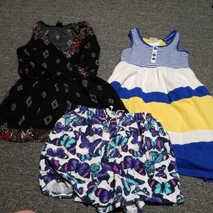 Dress romper and skort